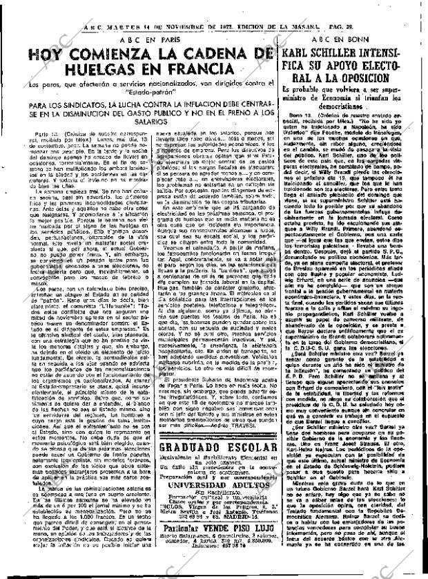 ABC MADRID 14-11-1972 página 39