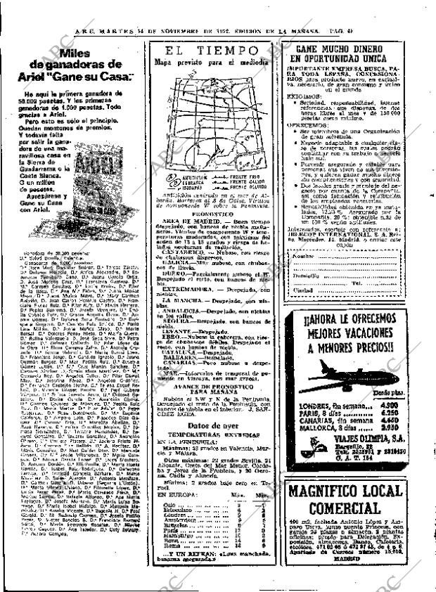 ABC MADRID 14-11-1972 página 48
