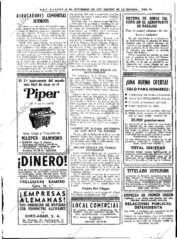 ABC MADRID 14-11-1972 página 59