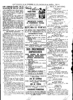 ABC MADRID 14-11-1972 página 64