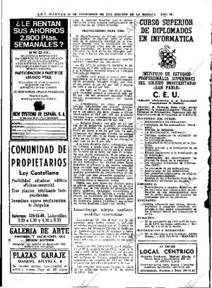 ABC MADRID 14-11-1972 página 70
