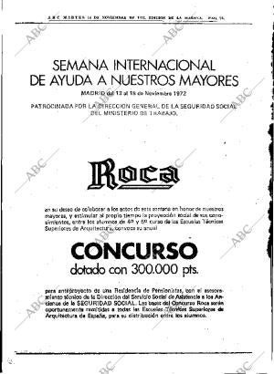 ABC MADRID 14-11-1972 página 74