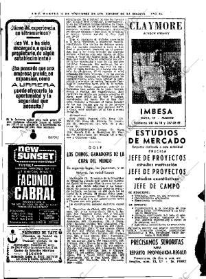 ABC MADRID 14-11-1972 página 84