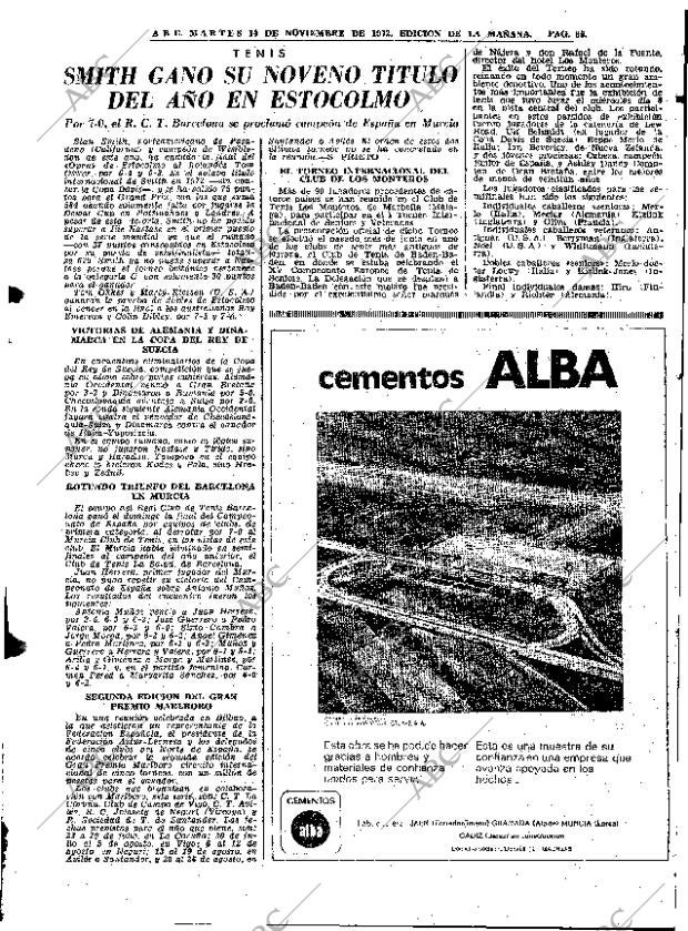 ABC MADRID 14-11-1972 página 85