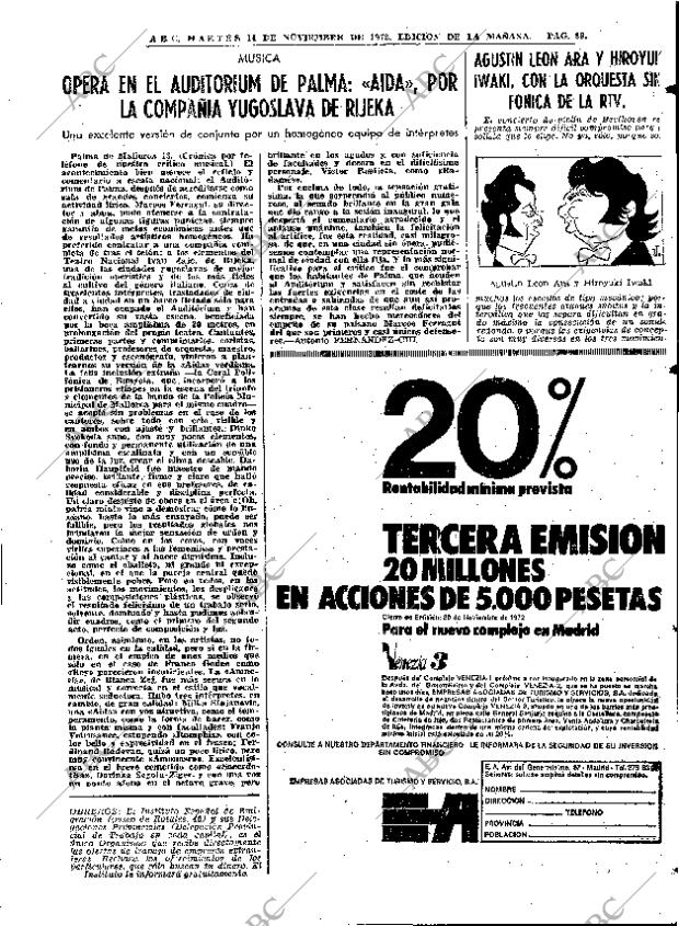 ABC MADRID 14-11-1972 página 89