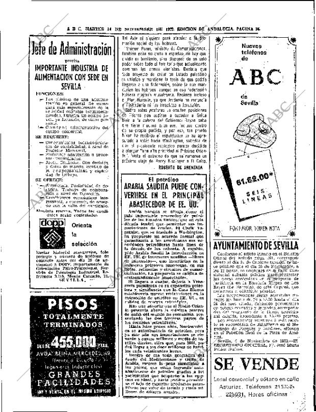 ABC SEVILLA 14-11-1972 página 34
