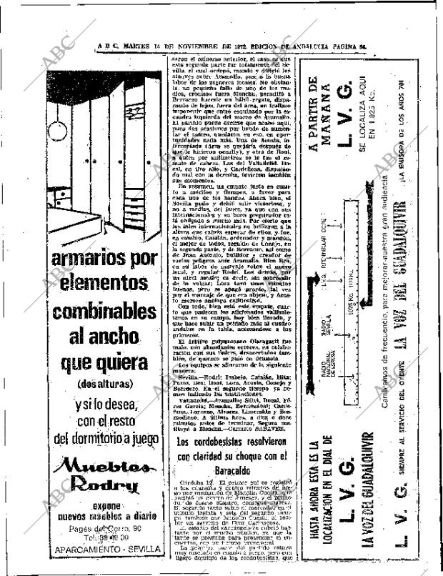 ABC SEVILLA 14-11-1972 página 64