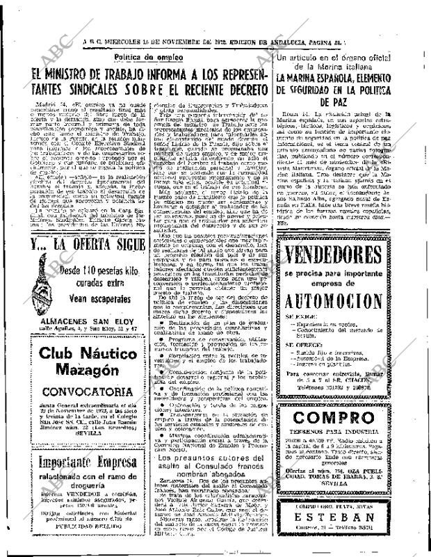 ABC SEVILLA 15-11-1972 página 39