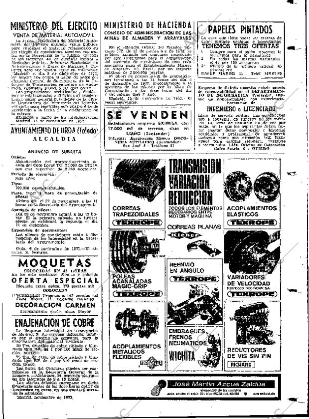 ABC MADRID 17-11-1972 página 121