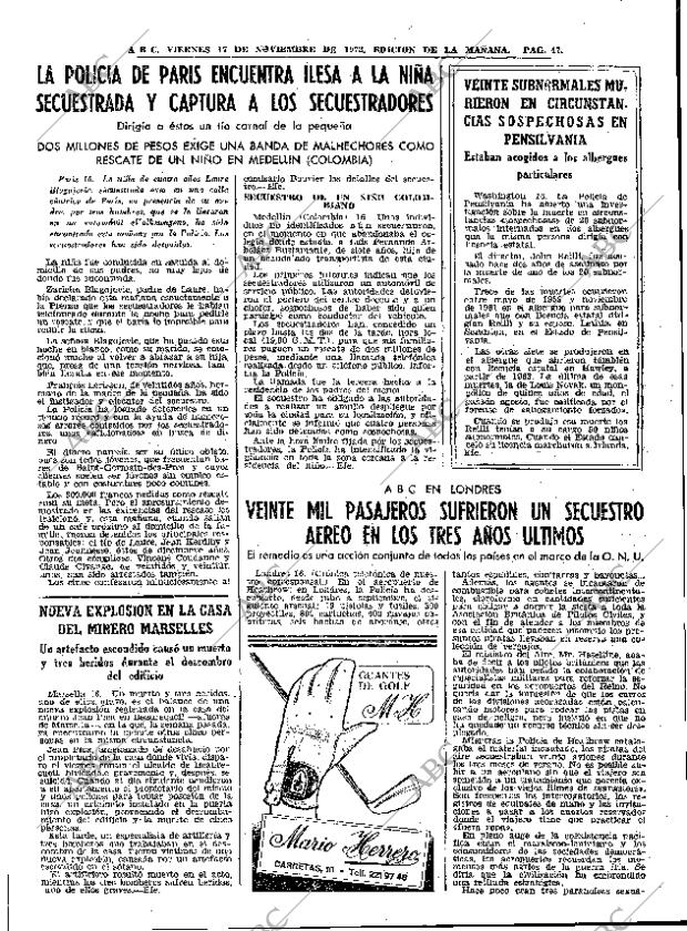 ABC MADRID 17-11-1972 página 47