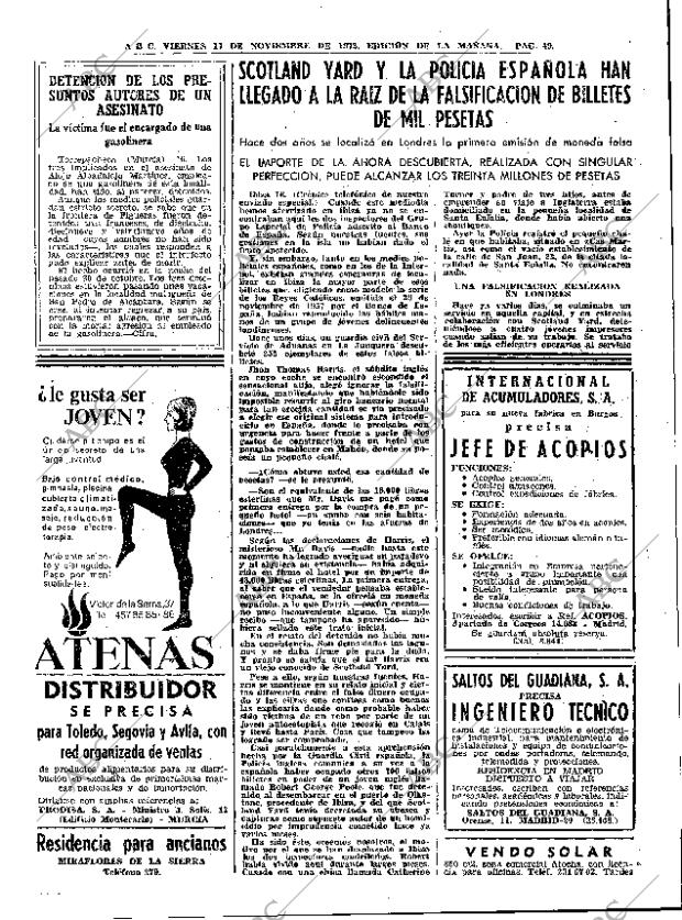 ABC MADRID 17-11-1972 página 49