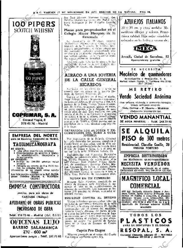 ABC MADRID 17-11-1972 página 60