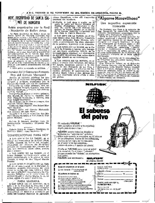 ABC SEVILLA 17-11-1972 página 55