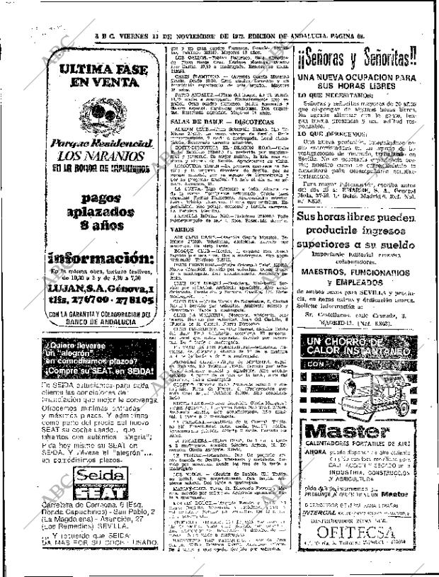 ABC SEVILLA 17-11-1972 página 68