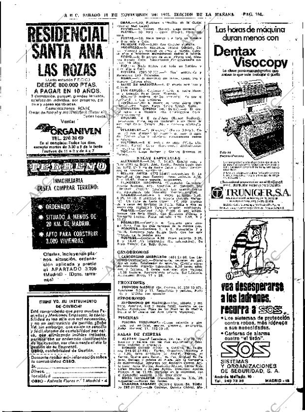 ABC MADRID 18-11-1972 página 103