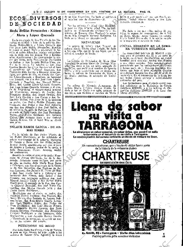 ABC MADRID 18-11-1972 página 63