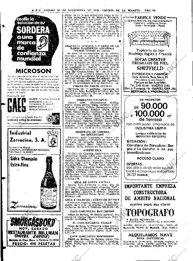 ABC MADRID 18-11-1972 página 94