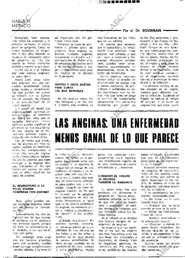 BLANCO Y NEGRO MADRID 18-11-1972 página 10