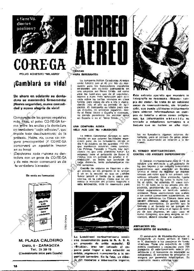 BLANCO Y NEGRO MADRID 18-11-1972 página 18