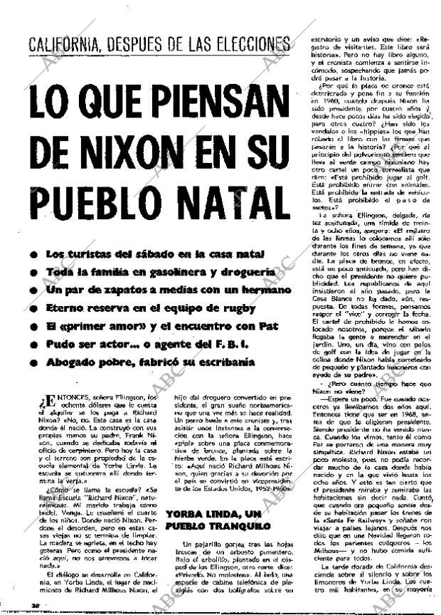 BLANCO Y NEGRO MADRID 18-11-1972 página 38