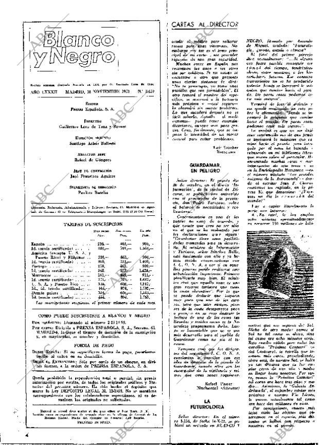 BLANCO Y NEGRO MADRID 18-11-1972 página 4