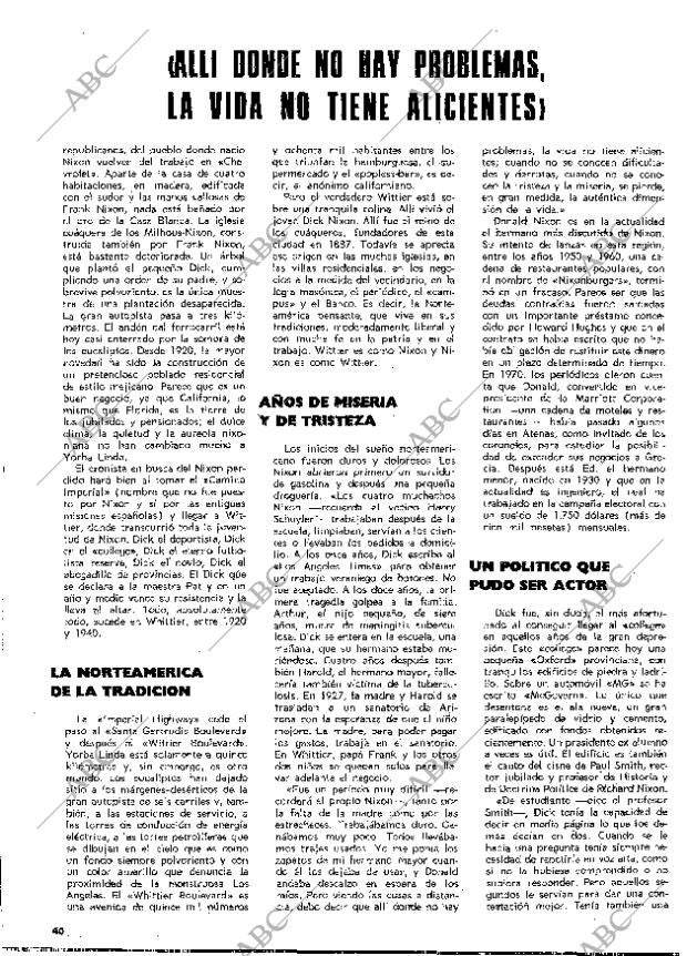 BLANCO Y NEGRO MADRID 18-11-1972 página 40