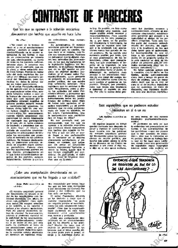 BLANCO Y NEGRO MADRID 18-11-1972 página 67