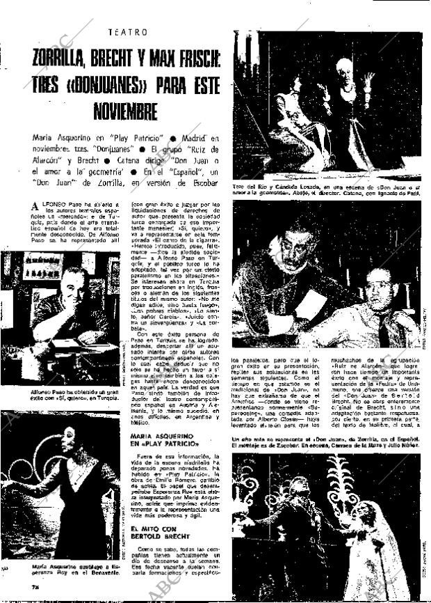 BLANCO Y NEGRO MADRID 18-11-1972 página 78
