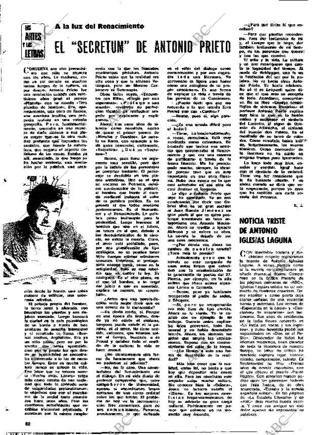 BLANCO Y NEGRO MADRID 18-11-1972 página 82