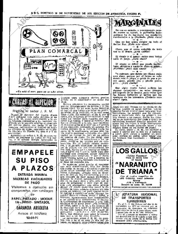 ABC SEVILLA 19-11-1972 página 47