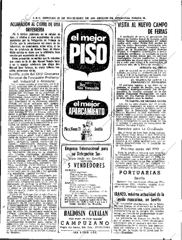 ABC SEVILLA 19-11-1972 página 51