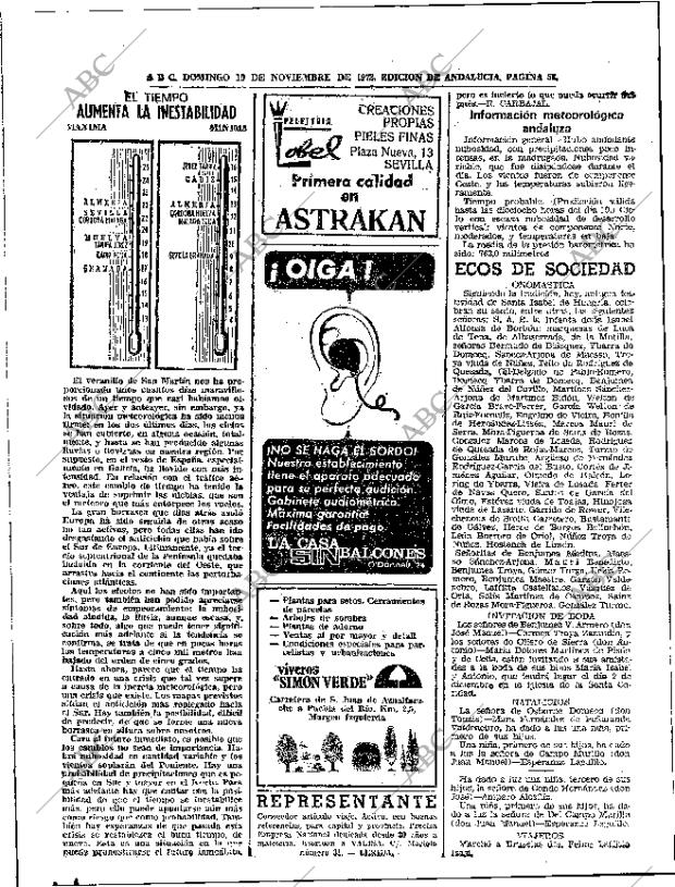 ABC SEVILLA 19-11-1972 página 58