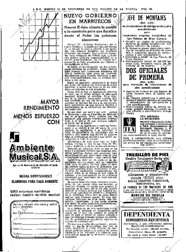 ABC MADRID 21-11-1972 página 38