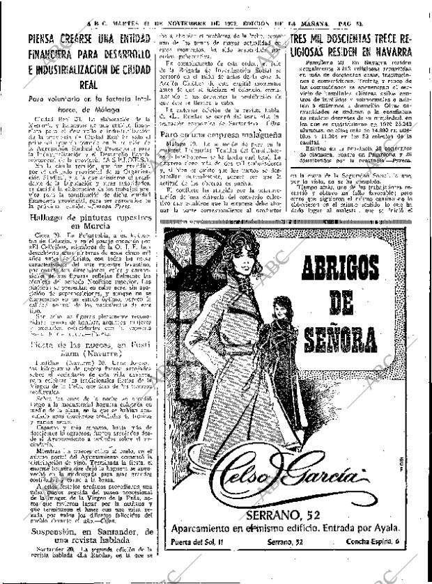 ABC MADRID 21-11-1972 página 51