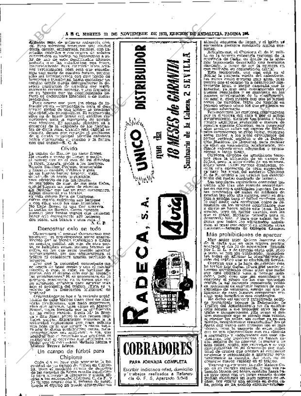ABC SEVILLA 21-11-1972 página 100