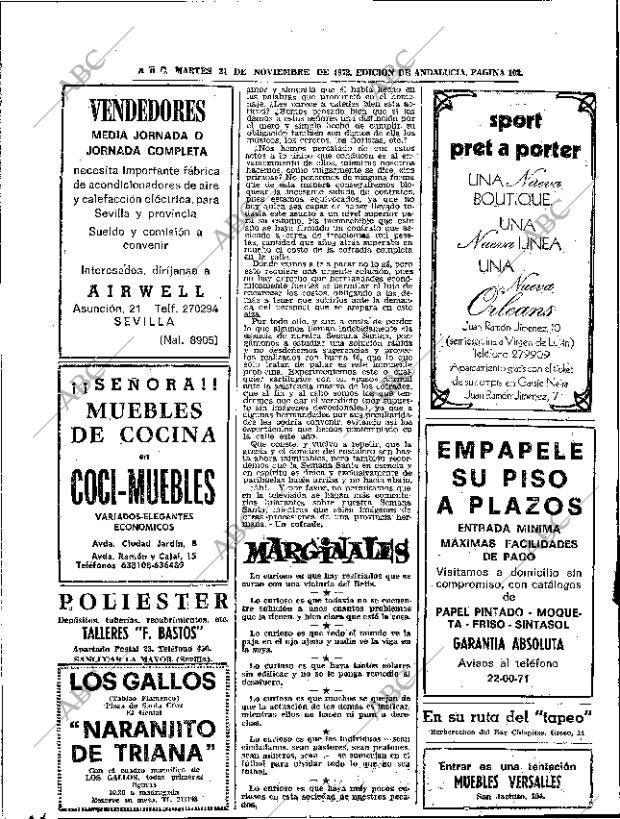 ABC SEVILLA 21-11-1972 página 102