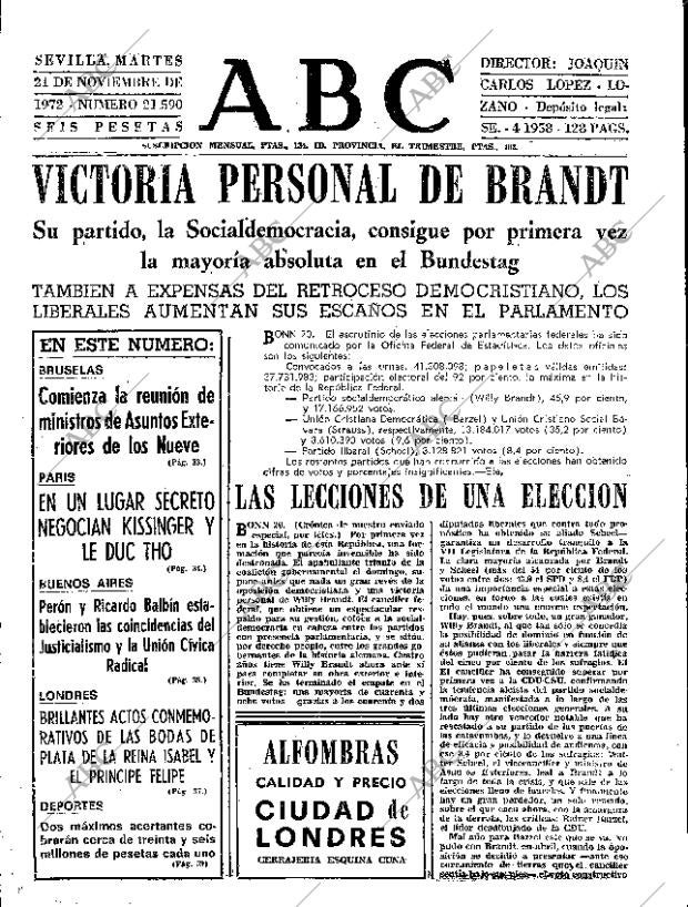 ABC SEVILLA 21-11-1972 página 31