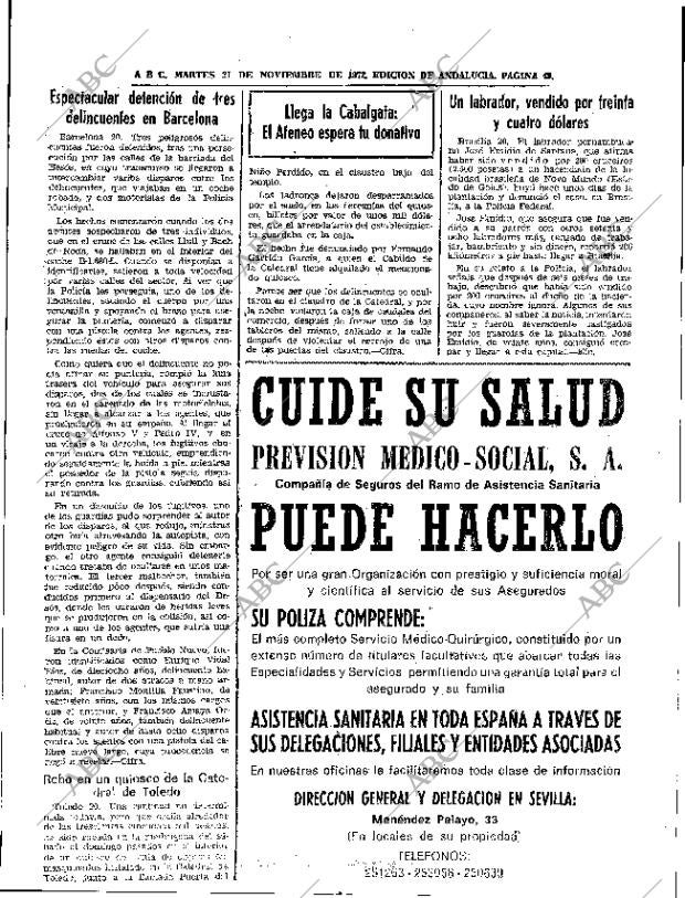 ABC SEVILLA 21-11-1972 página 49