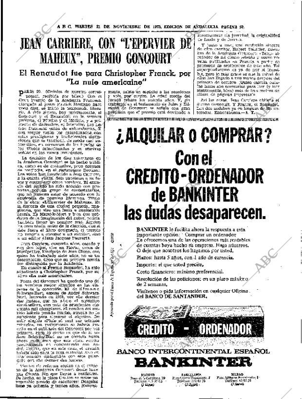 ABC SEVILLA 21-11-1972 página 57