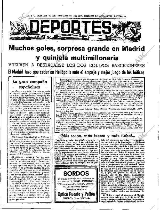 ABC SEVILLA 21-11-1972 página 59