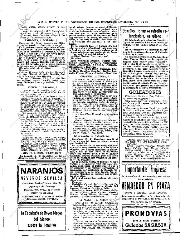 ABC SEVILLA 21-11-1972 página 62