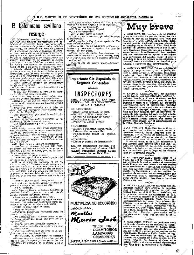 ABC SEVILLA 21-11-1972 página 69