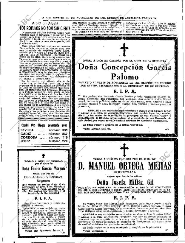ABC SEVILLA 21-11-1972 página 78
