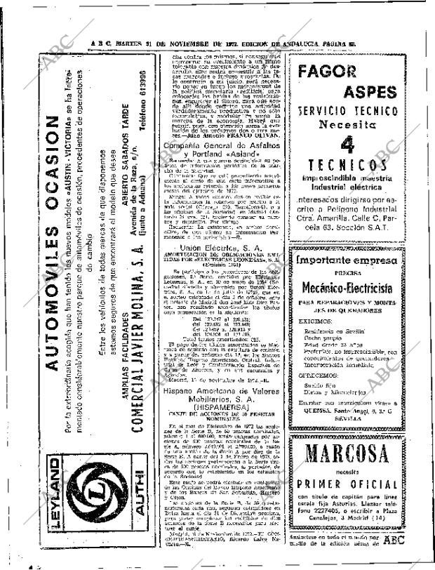 ABC SEVILLA 21-11-1972 página 88