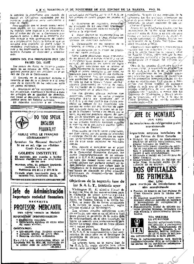 ABC MADRID 22-11-1972 página 32