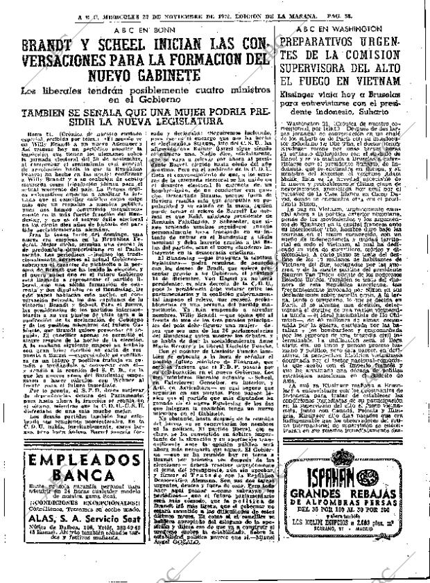 ABC MADRID 22-11-1972 página 33