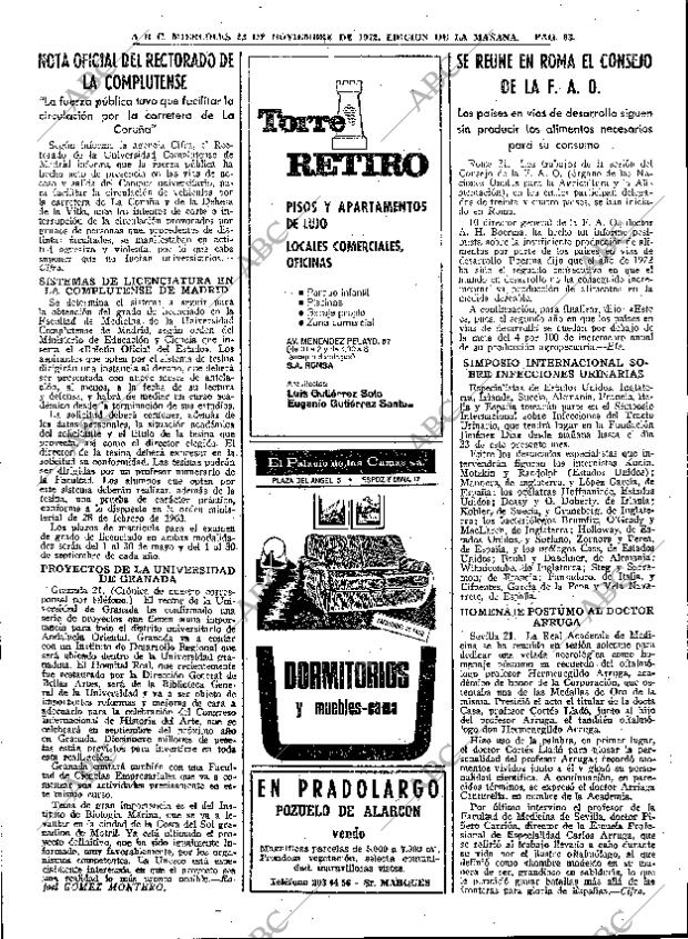 ABC MADRID 22-11-1972 página 63