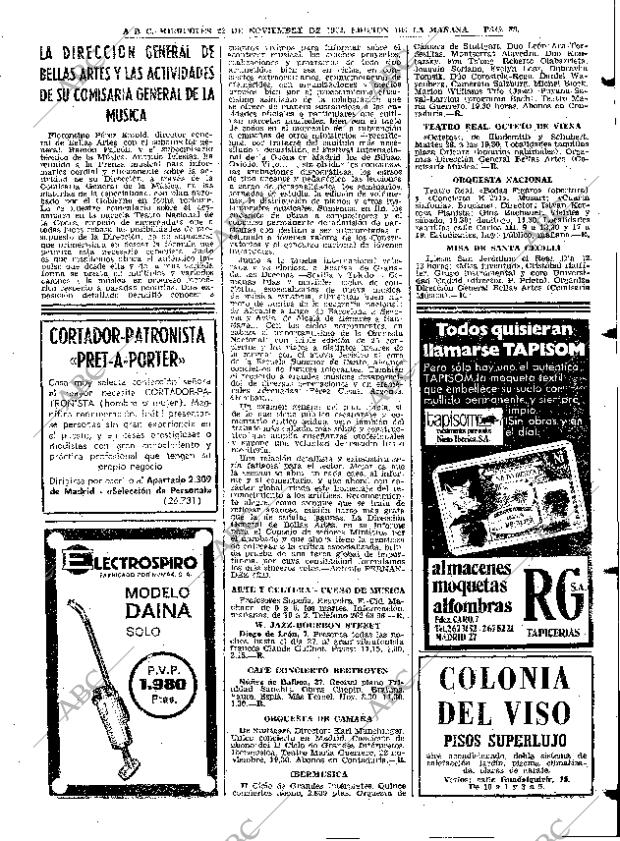 ABC MADRID 22-11-1972 página 89