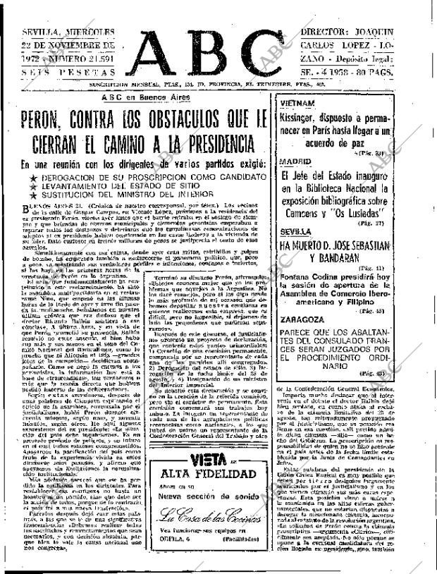 ABC SEVILLA 22-11-1972 página 31