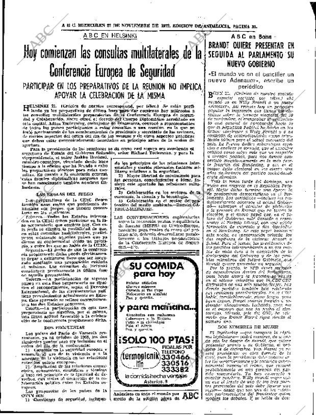 ABC SEVILLA 22-11-1972 página 35